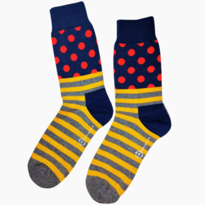 Meia Colorida Masculina Feminina Merged - MEIACOR