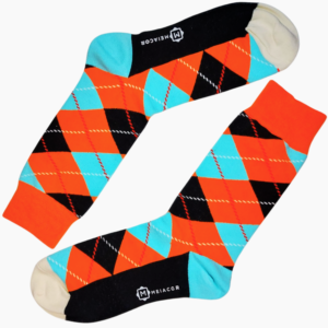 Meia Colorida Masculina Feminina Texture - MEIACOR