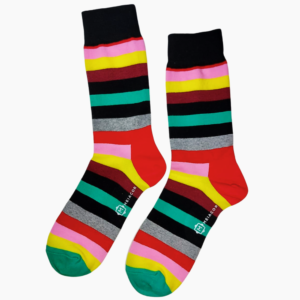 Meia Colorida Masculina Feminina Line - MEIACOR