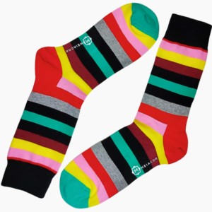 Meia Colorida Masculina Feminina Line - MEIACOR
