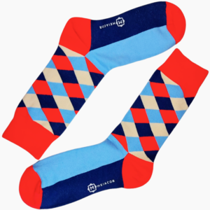 Meia Colorida Masculina Feminina Rhomb T