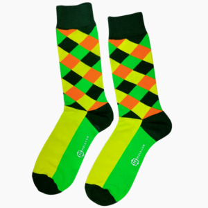 Meia Colorida Masculina Feminina Rhomb T - MEIACOR