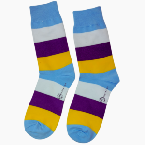 Meia Colorida Masculina Femina Stripes - MEIACOR