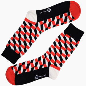 Meia Colorida Parallelepiped MEIACOR