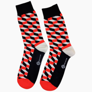 Meia Colorida Parallelepiped MEIACOR