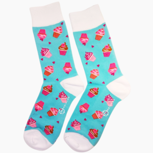 Meia Colorida Cupcake