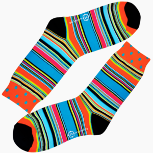 Meia Colorida Masculina Feminina Streak - MEIACOR