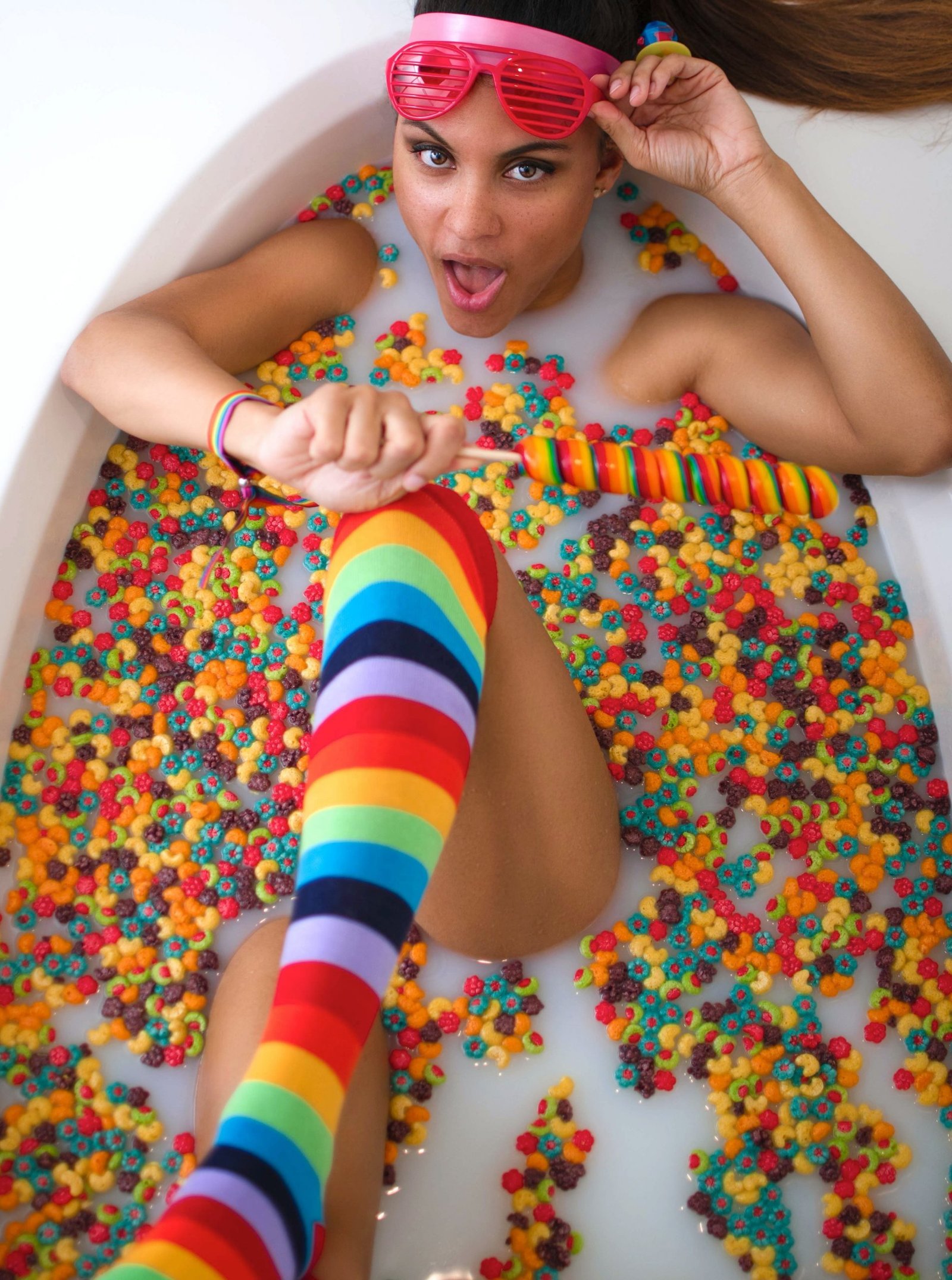 Meia Colorida Feminina