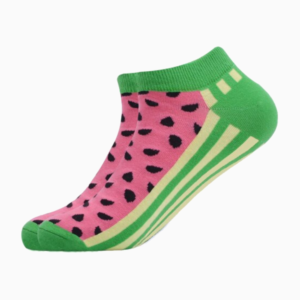 Meias Coloridas Femininas Curtas Watermelon