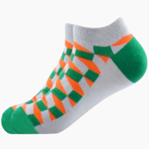 Meia Colorida Parallelepiped - Meiacor