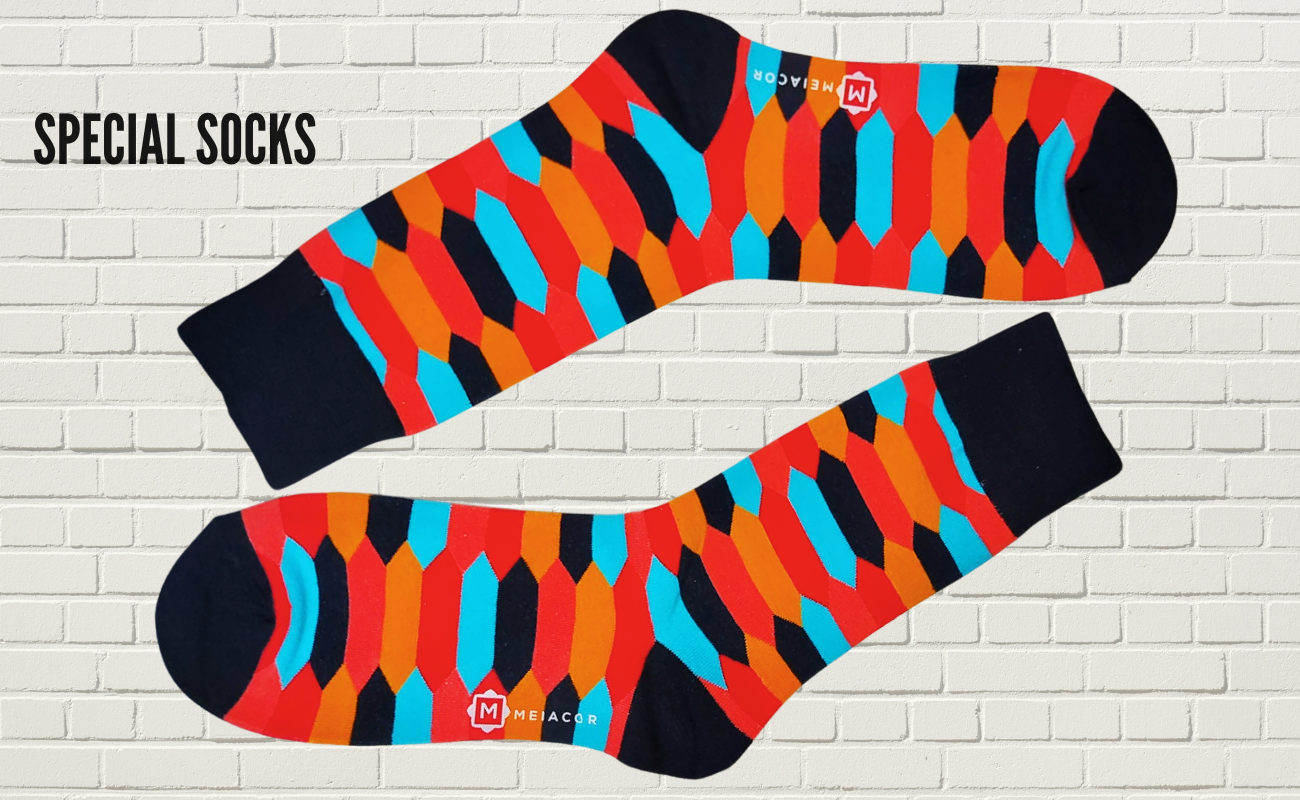 Meia Colorida Masculina Feminina MEIACOR