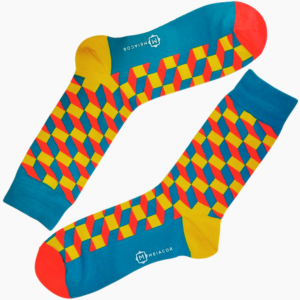 Meia de Cano Alto Parallelepiped