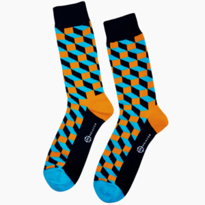 Meia Colorida Parallelepiped MEIACOR