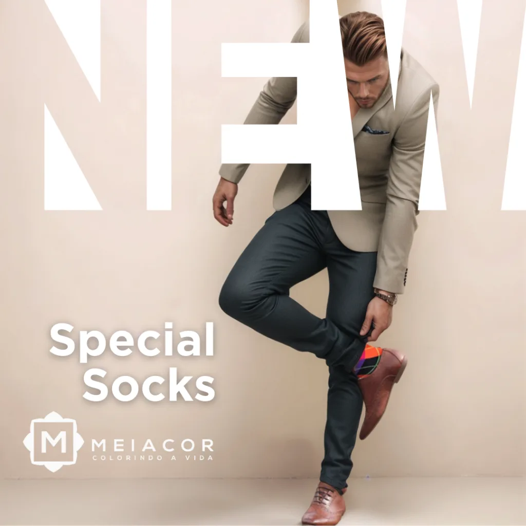 Meias Coloridas Masculina - Meiacor