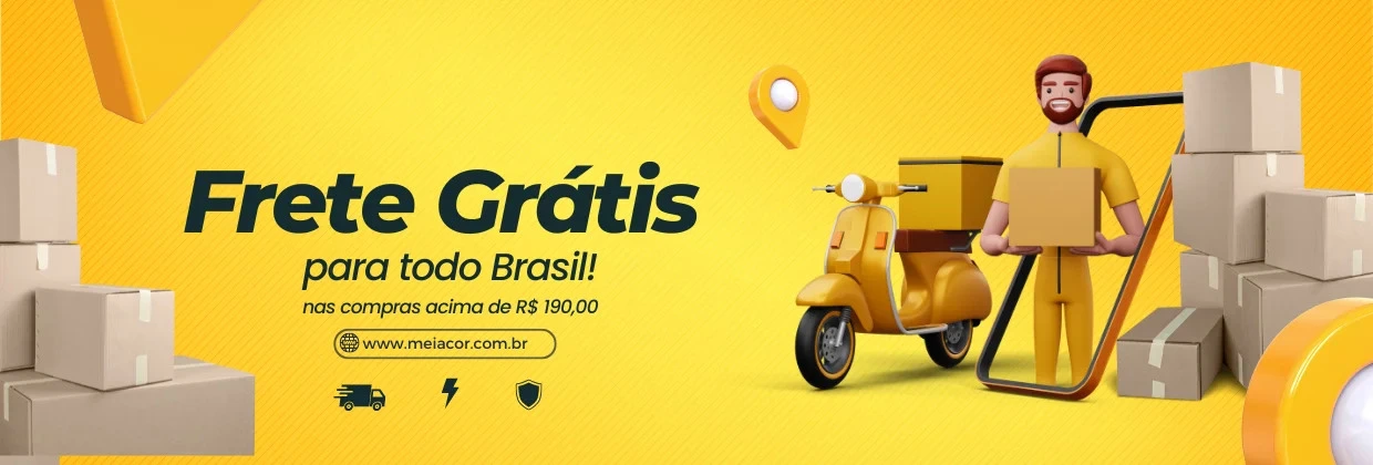 Frete grátis nas meias Meiacor