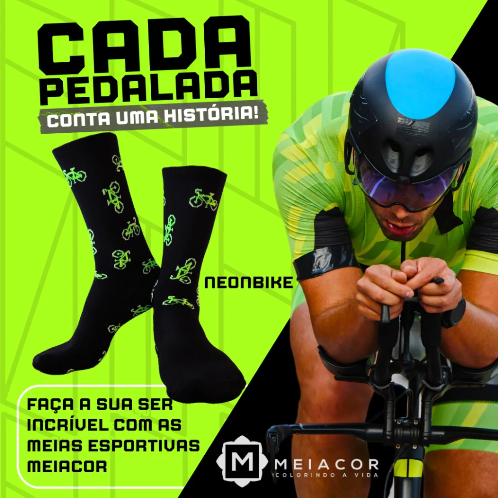 Meias Esportivas Meiacor para Ciclismo